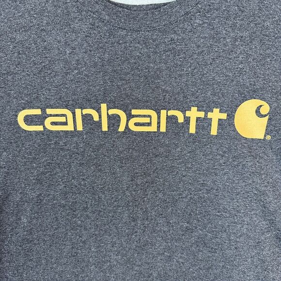 Carhartt Original Fit Short Sleeve Mens Size 2XL Dark Grey - Picture 3 of 9